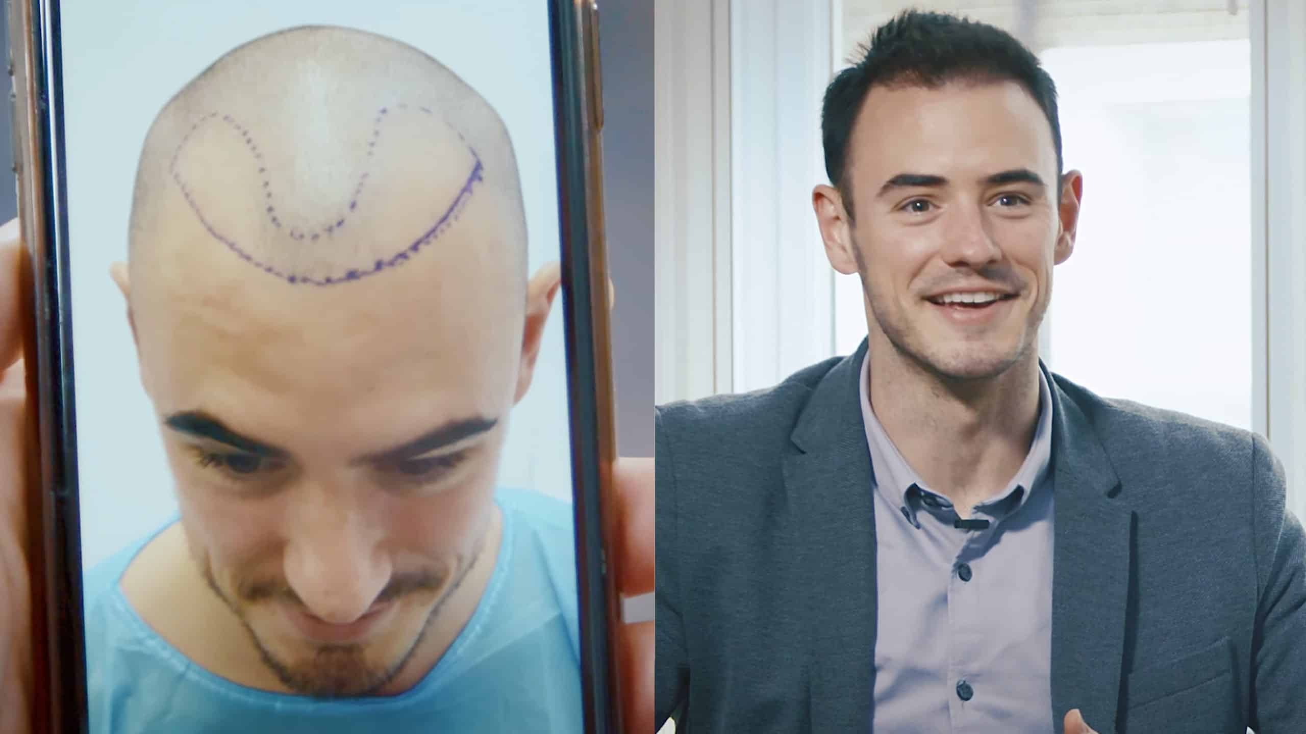 Person smiling brightly